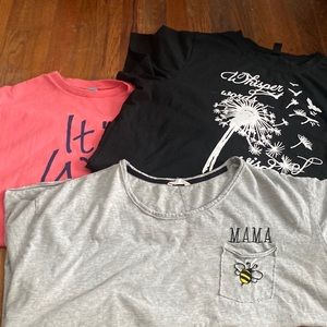 Tee bundle sizes 1x and 2x